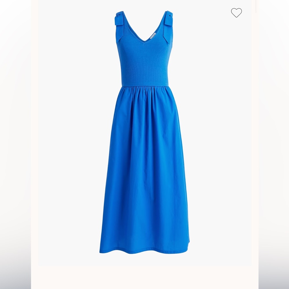 Jcrew Factory bow-strap knit mixy dress